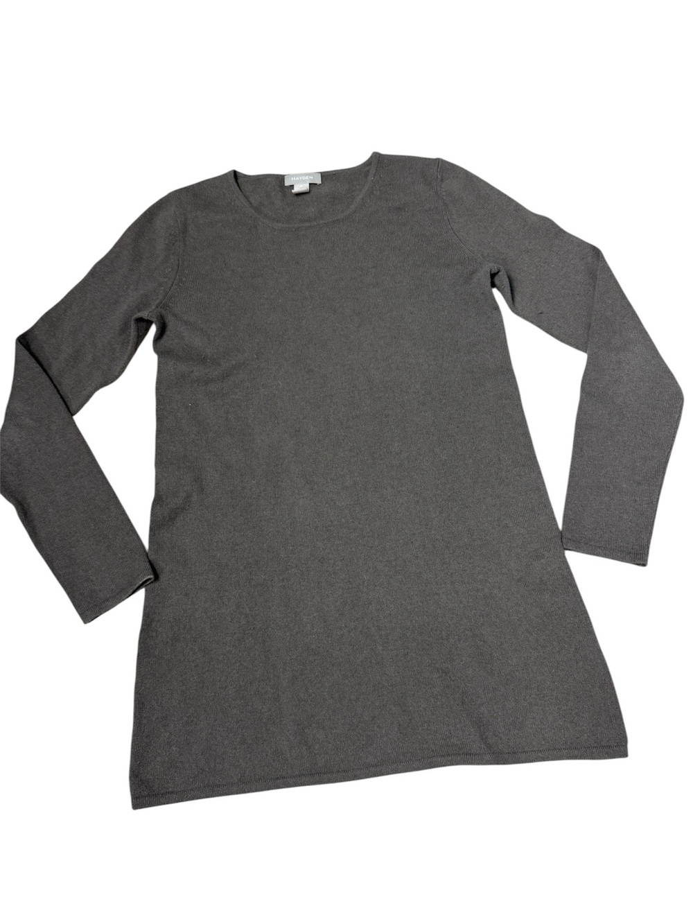 Hayden cashmere sweater crewneck long tunic style